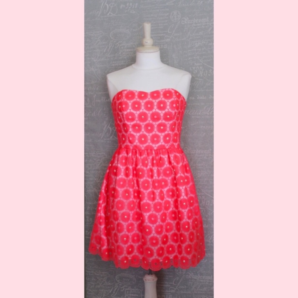 Lilly Pulitzer Peyton Dress- Lace&Pearls